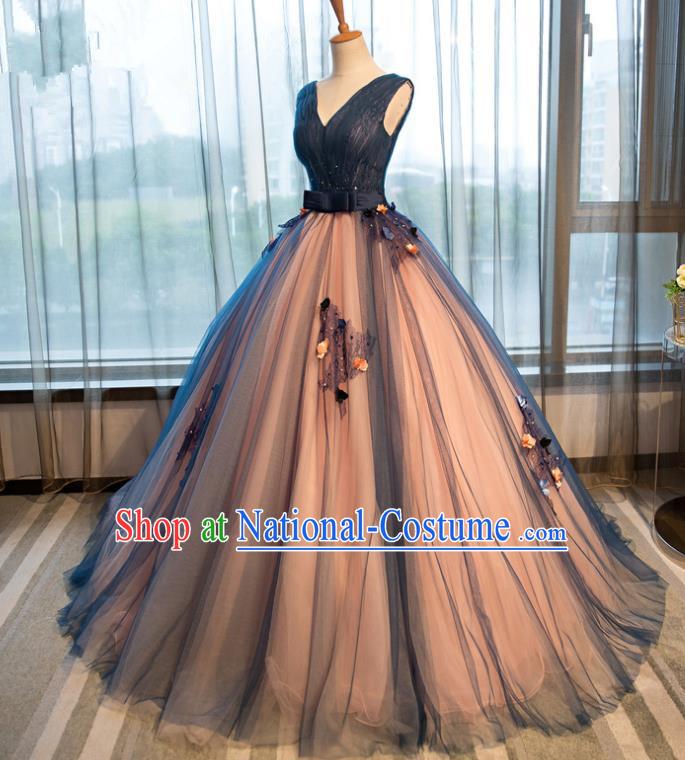 Top Grade Advanced Customization Wedding Dress Bridal Veil Chorus Full Dress Costume for Women