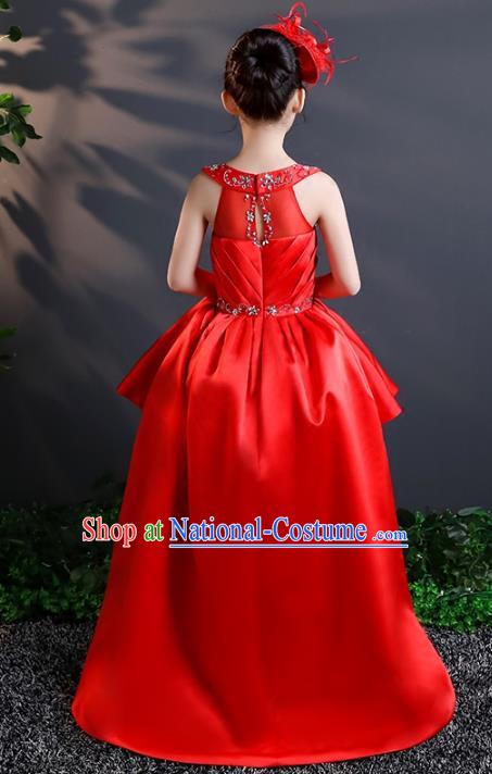 Top Grade Stage Performance Catwalks Costumes Children Halloween Cosplay Princess Full Dress Chorus Modern Fancywork Clothing