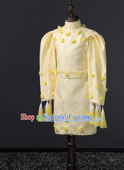 Top Grade Stage Performance Catwalks Costumes Children Halloween Cosplay Princess Full Dress Chorus Modern Fancywork Clothing