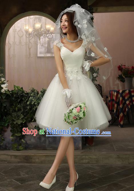 Top Grade Stage Performance Catwalks Costumes Wedding Dress Princess Full Dress Chorus Modern Fancywork Clothing