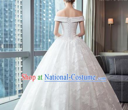 Top Grade Stage Performance Catwalks Costumes Wedding Dress Princess Full Dress Chorus Modern Fancywork Clothing