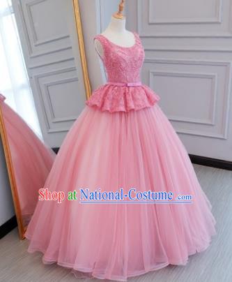 Top Grade Stage Performance Catwalks Costumes Wedding Dress Princess Full Dress Chorus Modern Fancywork Clothing