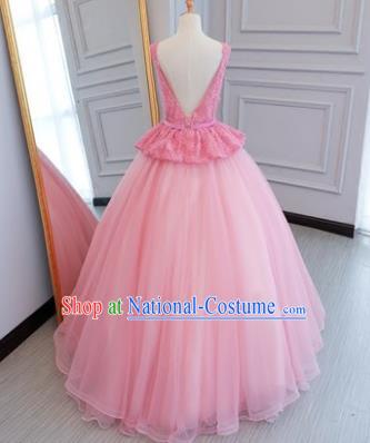 Top Grade Stage Performance Catwalks Costumes Wedding Dress Princess Full Dress Chorus Modern Fancywork Clothing