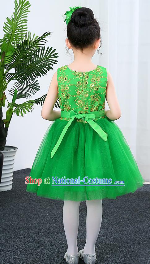 Children Stage Performance Costume Catwalks Folk Dance Clothing Classical Dance Dress