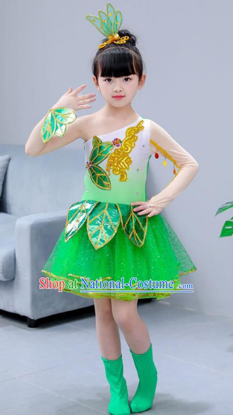 Children Stage Performance Costume Catwalks Folk Dance Clothing Classical Dance Dress