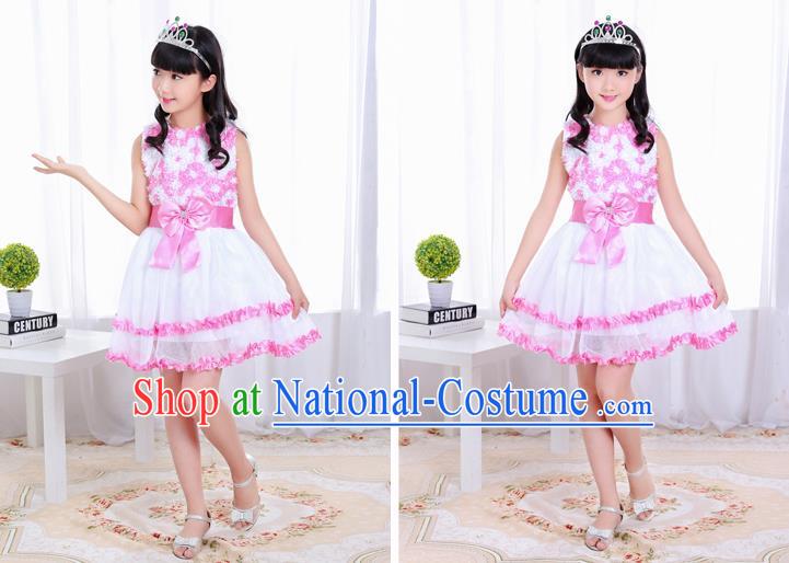 Children Stage Performance Costume Catwalks Folk Dance Clothing Classical Dance Dress