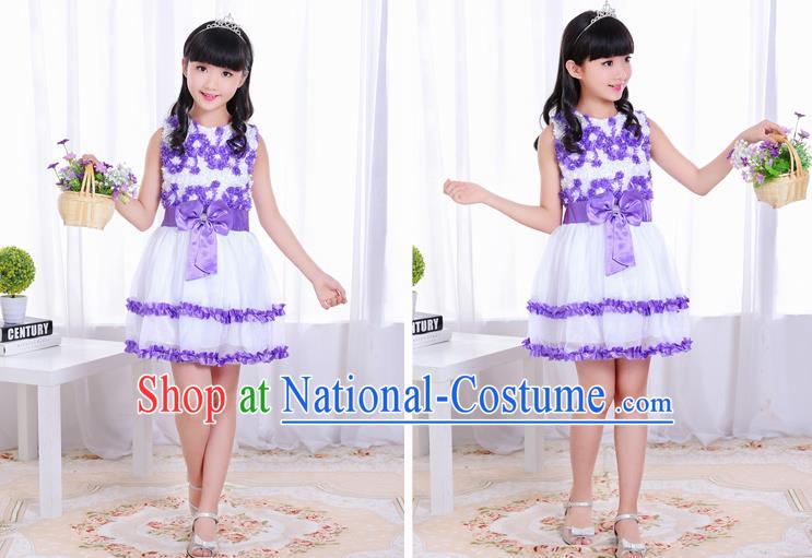 Children Stage Performance Costume Catwalks Folk Dance Clothing Classical Dance Dress