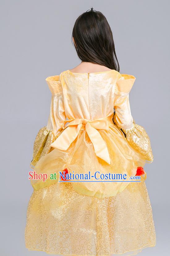 Children Stage Performance Costume Catwalks Folk Dance Clothing Classical Dance Dress