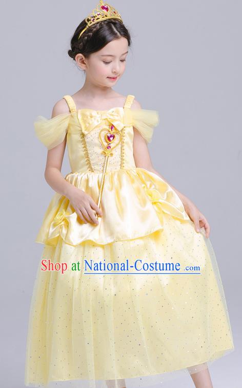 Children Stage Performance Costume Catwalks Folk Dance Clothing Classical Dance Dress