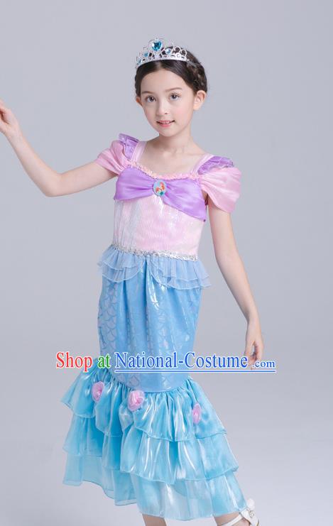 Children Stage Performance Costume Catwalks Folk Dance Clothing Classical Dance Dress