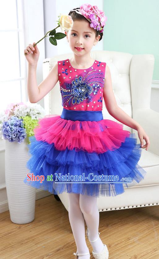 Children Stage Performance Costume Catwalks Folk Dance Clothing Classical Dance Dress