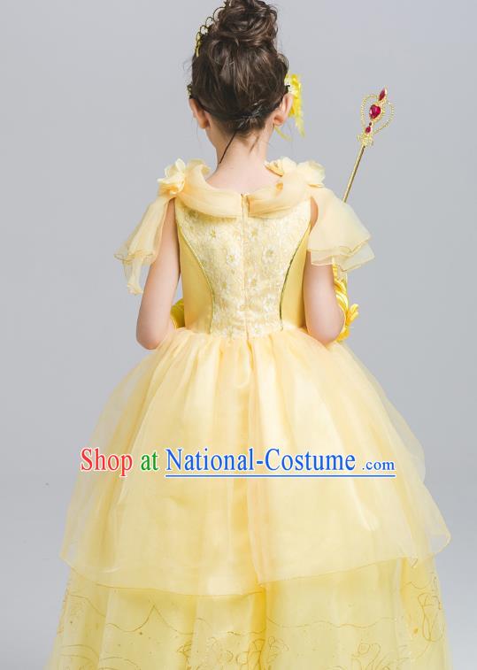 Children Stage Performance Costume Catwalks Folk Dance Clothing Classical Dance Dress