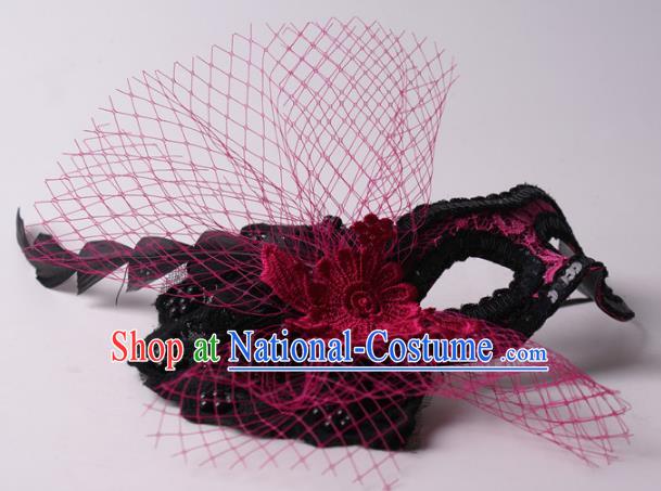 Halloween Fancy Ball Props Exaggerated Face Mask Stage Performance Accessories Veil Masks