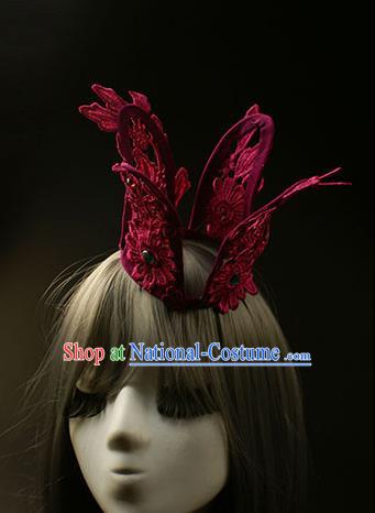 Top Grade Catwalks Hair Accessories Halloween Royal Crown Stage Performance Modern Fancywork Headwear