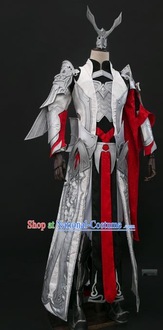 China Ancient Cosplay Swordsman General Costumes Chinese Traditional Knight-errant Clothing for Men