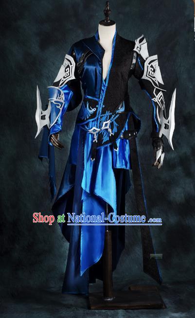 China Ancient Cosplay Female Swordsman Costumes Chinese Traditional Warriors Knight-errant Clothing for Women