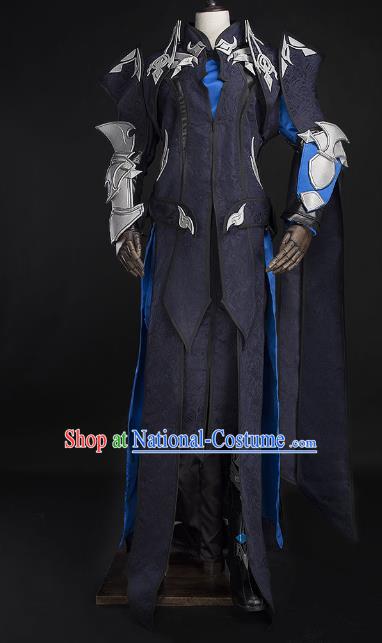 Traditional China Cosplay Swordsman Costumes Chinese Ancient Kawaler Knight-errant Clothing for Men