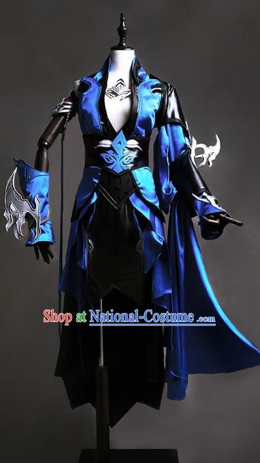 China Traditional Cosplay Swordsman Costumes Chinese Ancient Kawaler Knight-errant Clothing for Men