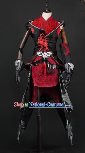 China Ancient Cosplay Young Lady Knight-errant Costumes Chinese Traditional Princess Swordsman Clothing for Women