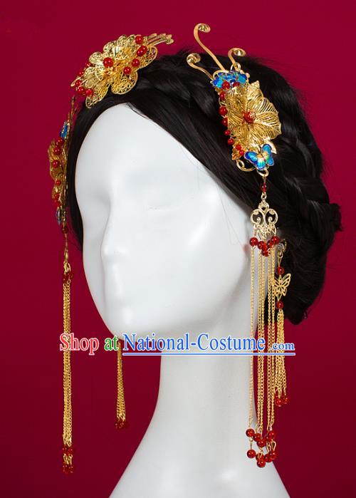 Chinese Ancient Style Hair Jewelry Accessories Cosplay Hairpins Headwear Hair Crown Headdress for Women