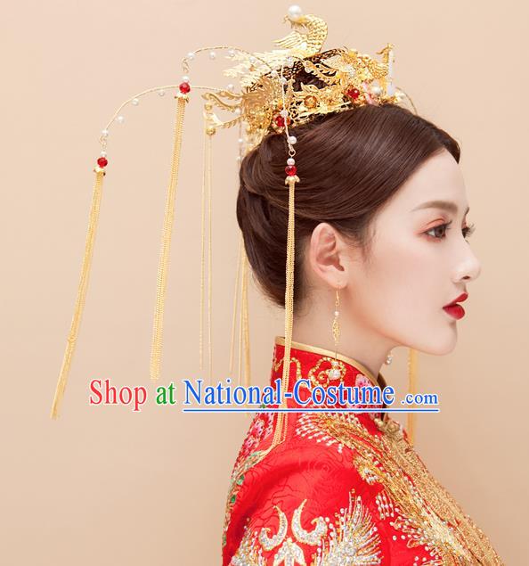 Chinese Ancient Style Hair Jewelry Accessories Cosplay Hairpins Headwear Hair Crown Headdress for Women