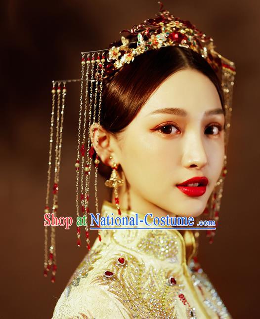 Chinese Ancient Style Hair Jewelry Accessories Cosplay Hairpins Headwear Hair Crown Headdress for Women