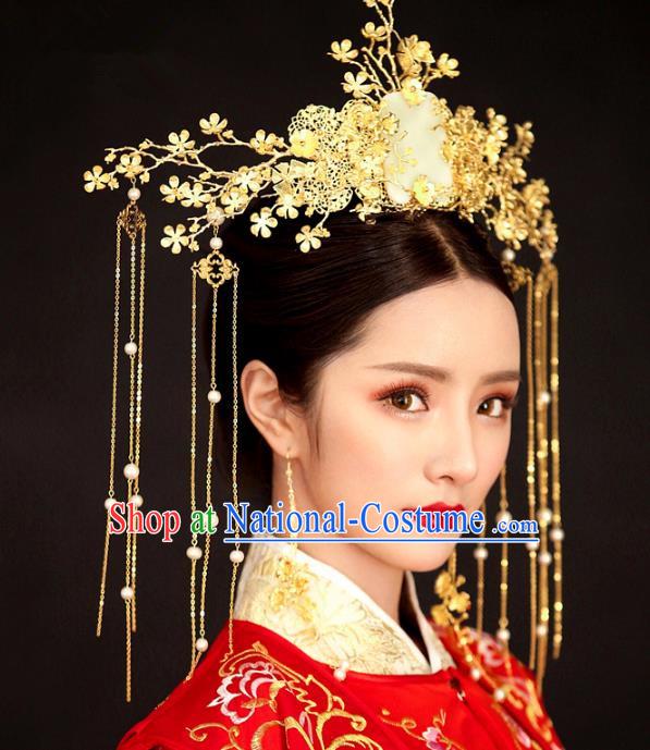 Chinese Ancient Style Hair Jewelry Accessories Cosplay Hairpins Headwear Hair Crown Headdress for Women