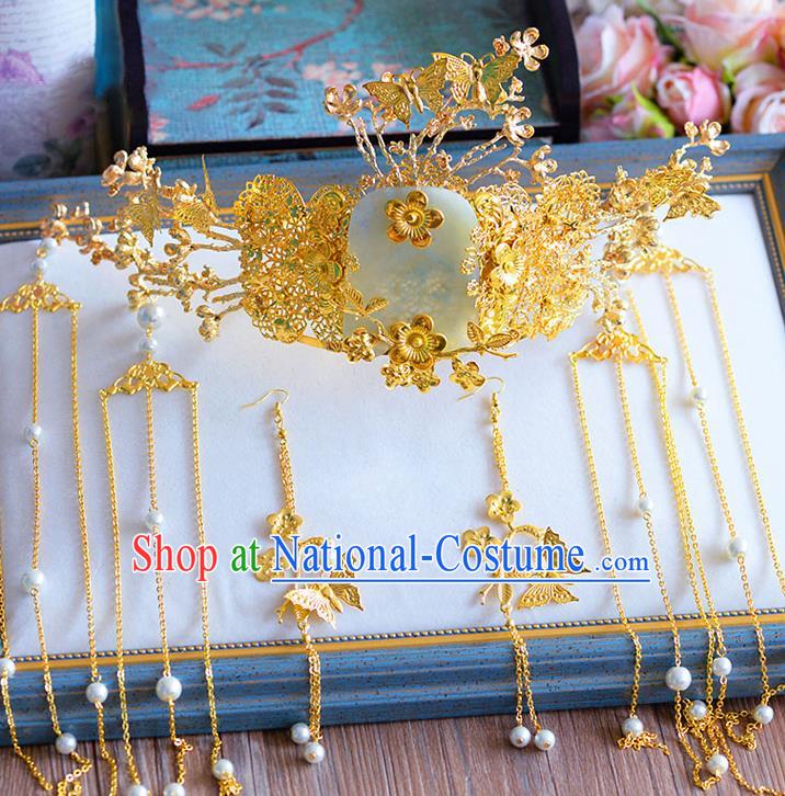 Chinese Ancient Style Hair Jewelry Accessories Cosplay Hairpins Headwear Hair Crown Headdress for Women