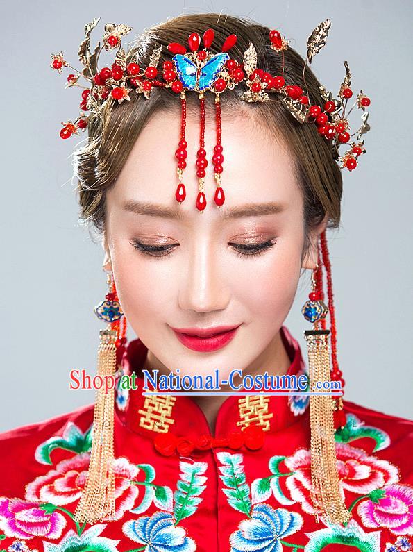 Chinese Ancient Style Hair Jewelry Accessories Cosplay Hairpins Headwear Hair Crown Headdress for Women