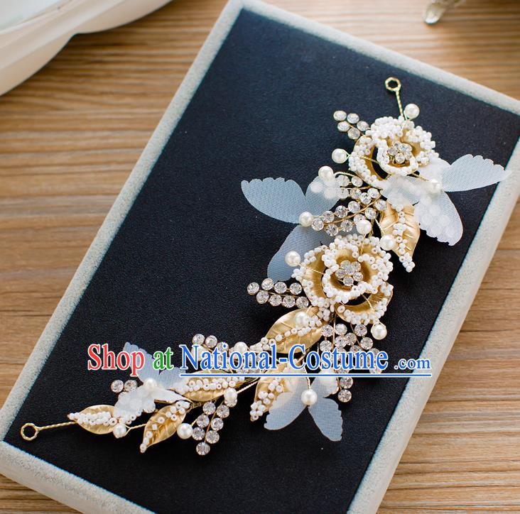 Top Classical Bride Hair Accessories Wedding Beads Hair Stick Headwear for Women