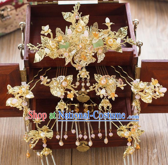 Chinese Ancient Style Hair Jewelry Accessories Cosplay Hairpins Headwear Hair Crown Headdress for Women