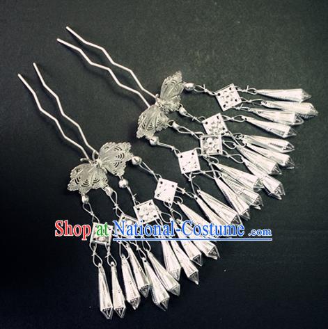 Chinese Traditional Palace Hair Accessories Ancient Tassel Hairpins Hair Clips for Women