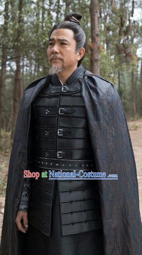 Chinese Ancient Television Drama Nirvana in Fire General Xiao Tingsheng Armour Replica Costume for Men