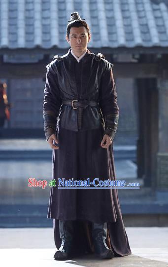 Chinese Ancient Nirvana in Fire Swordsman General Xiao Pingzhang Replica Costume for Men