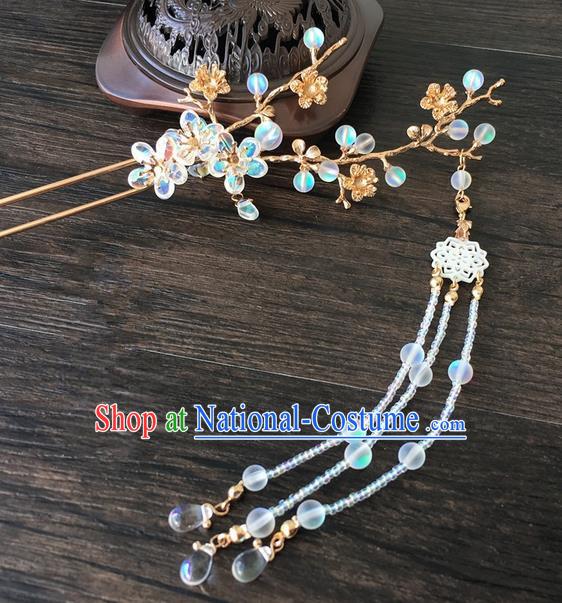 Traditional Handmade Chinese Ancient Classical Hair Accessories Beads Tassel Hairpins for Women