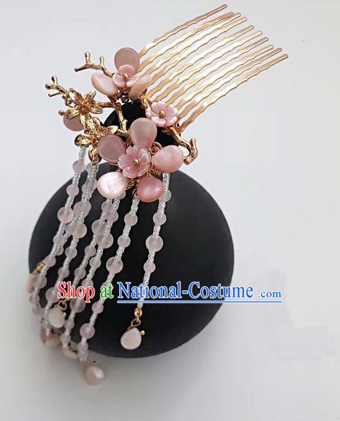 Traditional Handmade Chinese Ancient Classical Hair Accessories Hairpins Tassel Hair Comb for Women