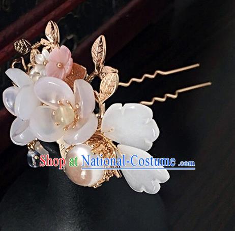 Traditional Handmade Chinese Ancient Classical Hair Accessories Hairpins Flowers Hair Clip for Women