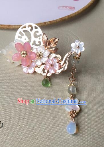 Traditional Handmade Chinese Ancient Classical Hair Accessories Hairpins Shell Hair Claws for Women