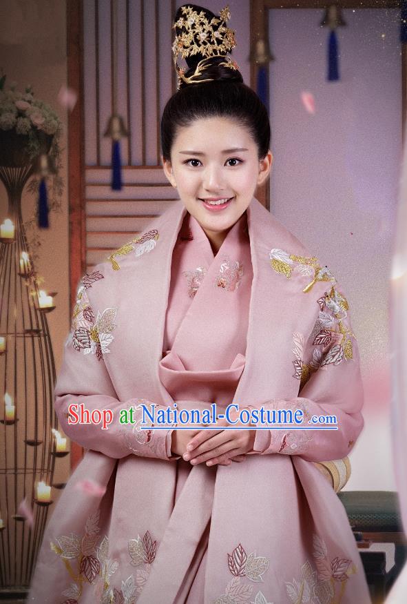 Chinese Ancient Princess Costume Untouchable Lovers Northern and Southern Dynasties Palace Lady Embroidered Replica Costumes for Women