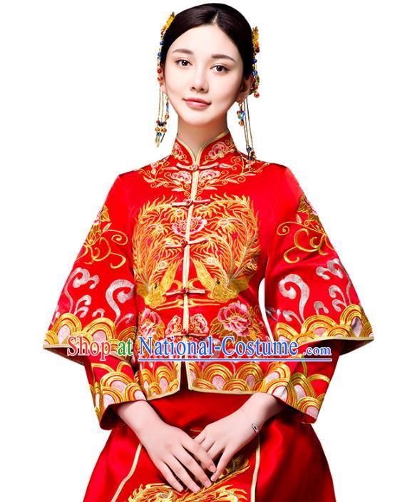 Traditional Chinese Wedding Costumes Traditional Xiuhe Suits Ancient Chinese bridal Full Dress