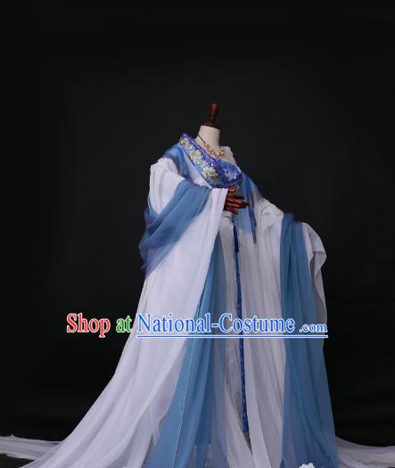 Chinese Ancient Palace Lady Hanfu Han Dynasty Imperial Concubine Queen Embroidered Historical Costumes for Women