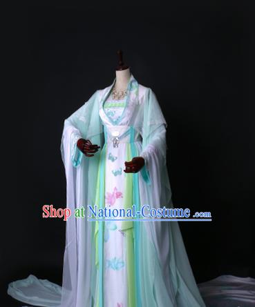 Chinese Ancient Palace Lady Hanfu Han Dynasty Imperial Concubine Queen Embroidered Historical Costumes for Women