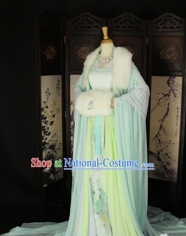 Chinese Ancient Palace Lady Hanfu Han Dynasty Imperial Concubine Queen Embroidered Historical Costumes for Women