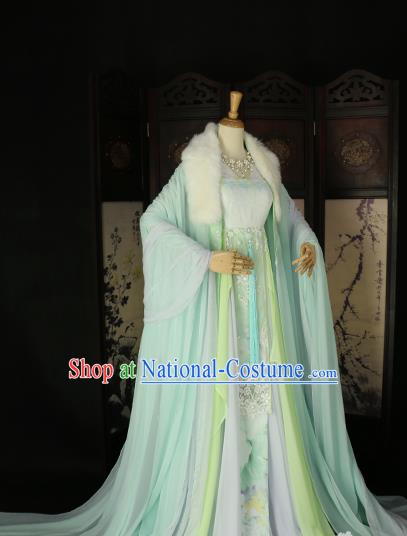 Chinese Ancient Palace Lady Hanfu Han Dynasty Imperial Concubine Queen Embroidered Historical Costumes for Women