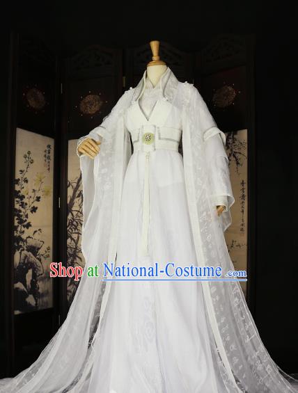 Chinese Ancient Palace Lady Hanfu Han Dynasty Imperial Concubine Queen Embroidered Historical Costumes for Women