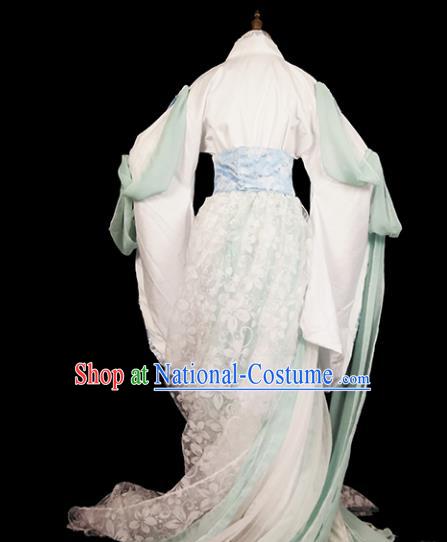 Chinese Ancient Palace Lady Hanfu Han Dynasty Imperial Concubine Queen Embroidered Historical Costumes for Women