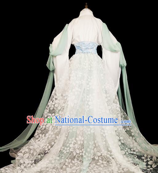 Chinese Ancient Palace Lady Hanfu Han Dynasty Imperial Concubine Queen Embroidered Historical Costumes for Women