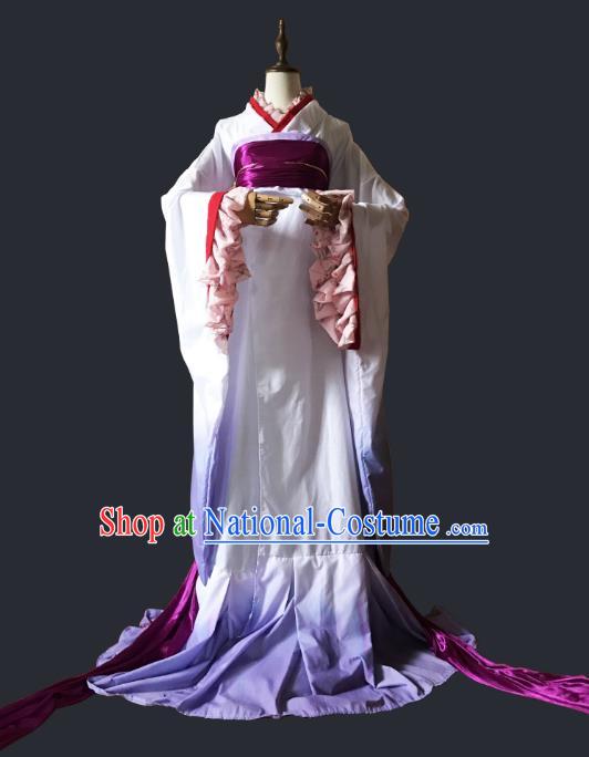 Chinese Ancient Cosplay Swordsman Hanfu Dress Tang Dynasty Princess Costume for Women