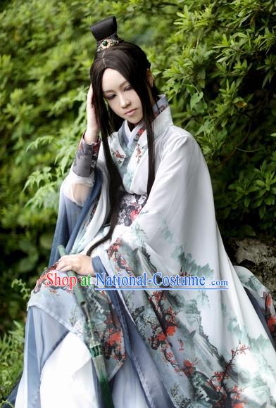 Chinese Ancient Palace Lady Hanfu Han Dynasty Imperial Concubine Queen Embroidered Historical Costumes for Women