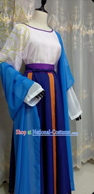 Chinese Ancient Palace Lady Hanfu Han Dynasty Imperial Concubine Queen Embroidered Historical Costumes for Women